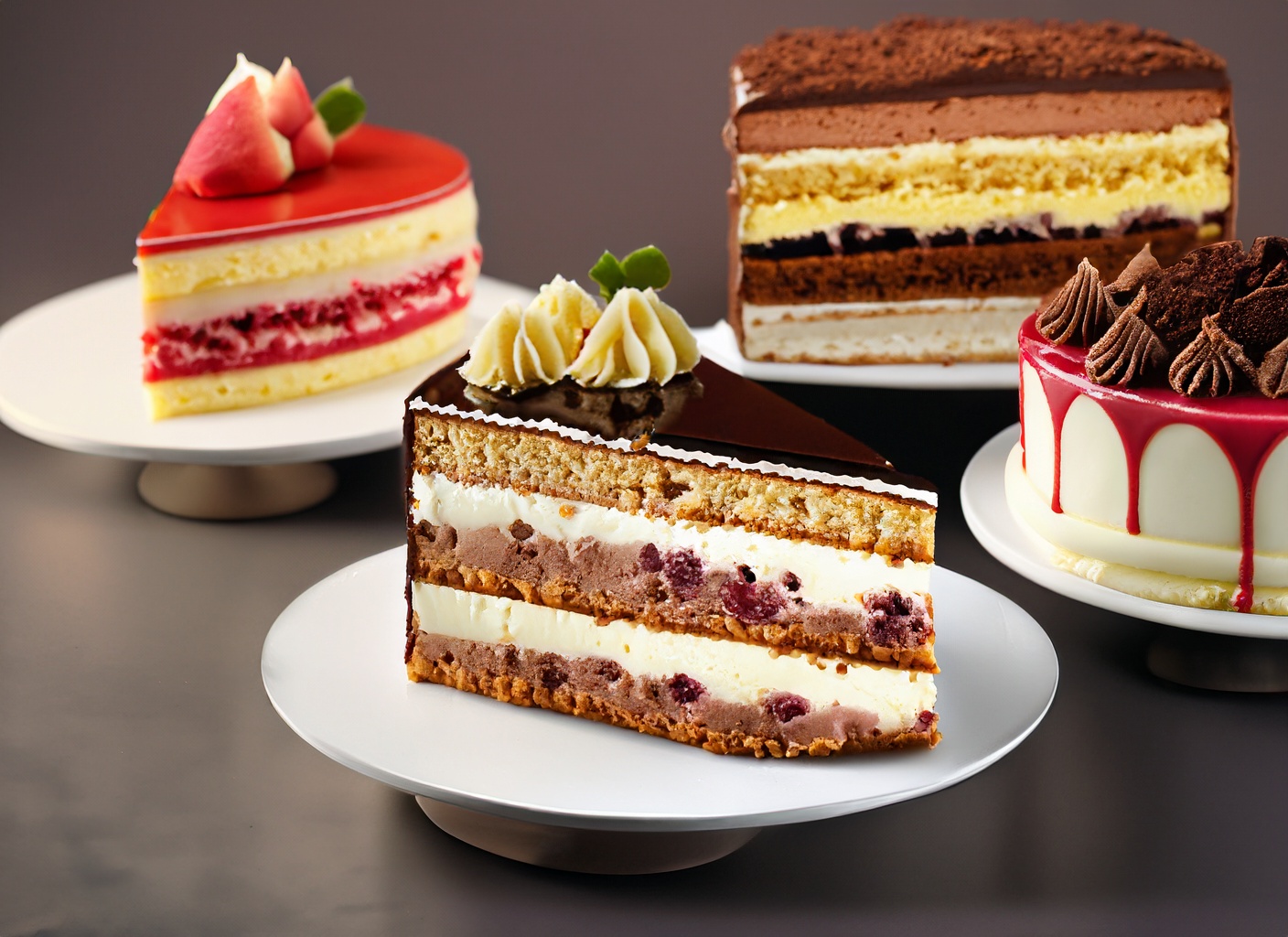 tasty slice of cake
